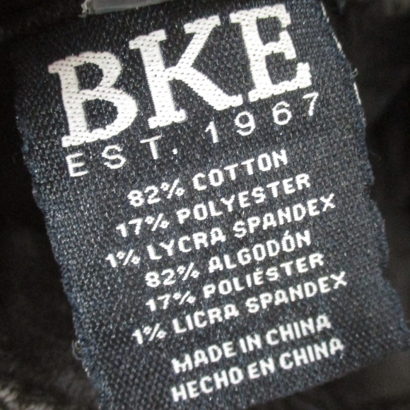 BKE Buckle Jeans Men's 32x30 Black Alec Skinny Distressed Stretch Denim - Picture 8 of 10